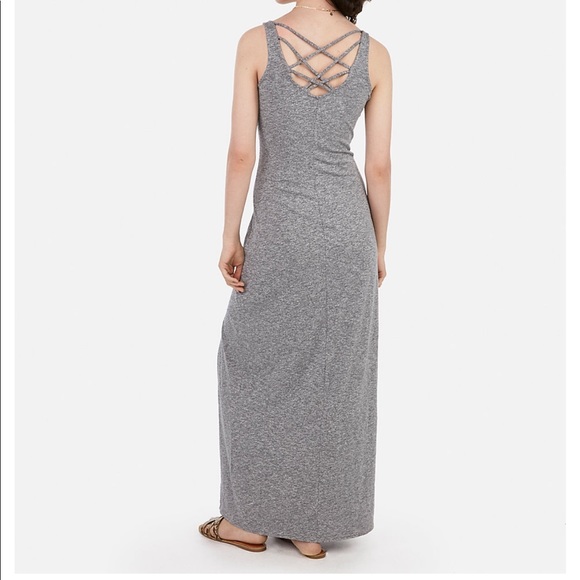 Express Dresses & Skirts - Express Strappy Back V-Neck Maxi Dress